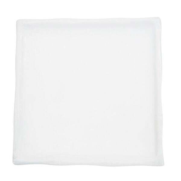 C.A.C. BAP-6, 6-Inch Porcelain Bamboo Rimmed Square Plate, 3 DZ/CS