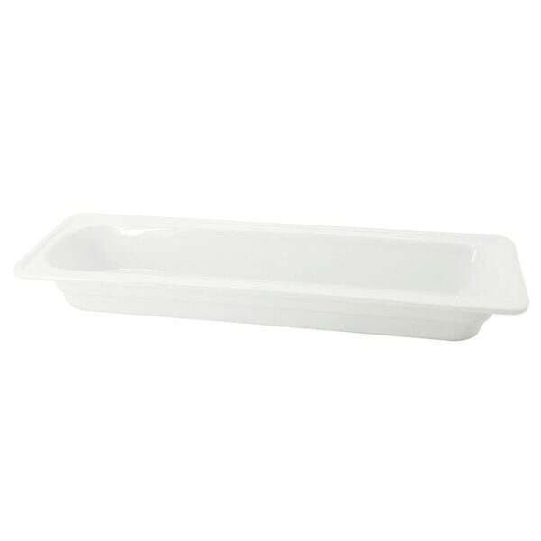 C.A.C. BF-204, 20.87x6.38x2.5-Inch Rectangle Porcelain Pan, 8 PC/CS