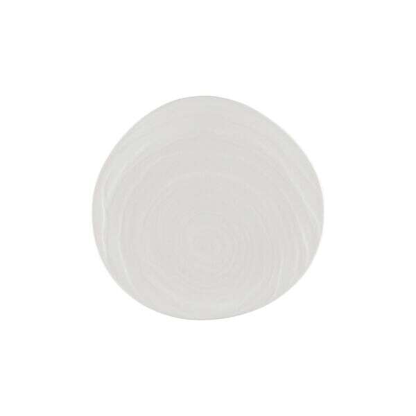 C.A.C. BHM-8, 8.5-Inch Porcelain Bone White Plate, 2 DZ/CS