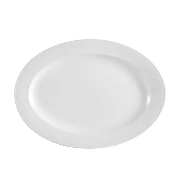 C.A.C. ВЅT-13, 11.75-Inch Boston White Porcelain Oval Platter, DZ