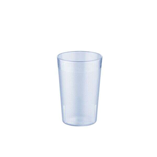C.A.C. BVPT-08BL, 8 Oz Poly Pebble Textured Blue Tumbler, DZ
