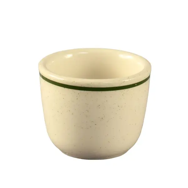 C.A.C. CES-45, 4.5 Oz 2.87-Inch Stoneware Emerald Chinese Tea Cup, 3 DZ/CS