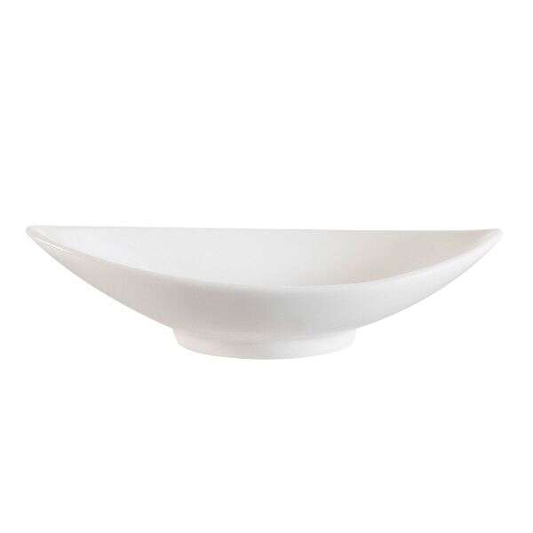 C.A.C. CND-12, 12.5-Inch White Porcelain Canoe Dish, DZ