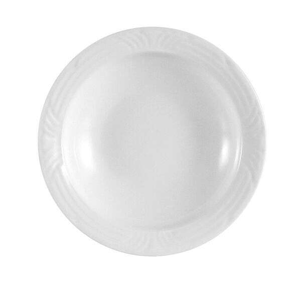 C.A.C. CRO-11, 5.5-Inch Porcelain Embossed Corona Fruit Dish, 3 DZ/CS