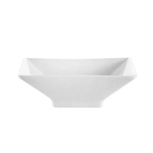 C.A.C. CTY-34, 4-Inch 4.5 Oz Super White Porcelain Square Bowl, 4 DZ/CS