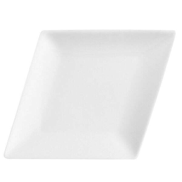 C.A.C. DM-71, 17-Inch Porcelain Diamond Narrow Rim Rhombus Platter, DZ