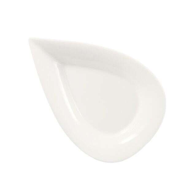 C.A.C. DOT-12, 12-Inch Porcelain One Tine Round Plate, DZ