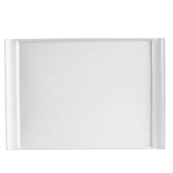C.A.C. DYN-21, 12-Inch White Porcelain Rectangular Platter, DZ