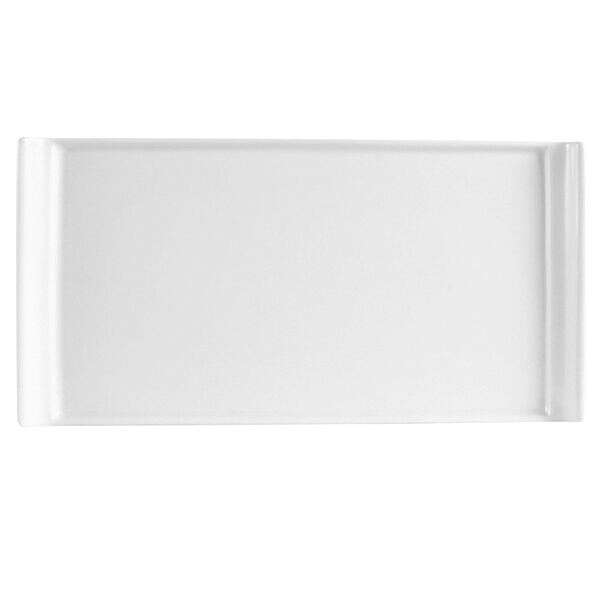 C.A.C. DYN-31, 6.5-Inch White Porcelain Rectangular Platter, 4 DZ/CS