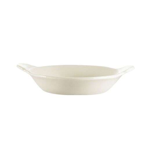 C.A.C. EGD-16, 16 Oz Bone White Stoneware Shirred Egg Dish, DZ