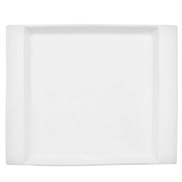 C.A.C. F-4S, 8.62x7-Inch White Porcelain Square Tray, 2 DZ/CS