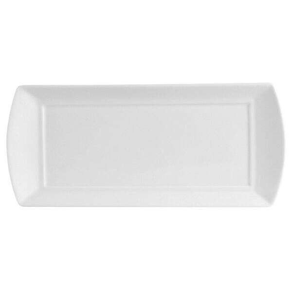 C.A.C. FDP-51, 15.25-Inch White Porcelain Rectangular Platter, DZ