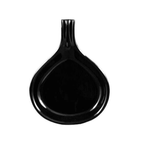 C.A.C. FP-18-BLK, 18 Oz 10-Inch Festiware Black Porcelain Fry Pan Server, DZ