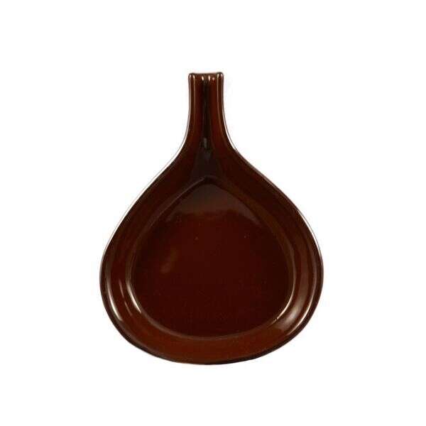 C.A.C. FP-18-BWN, 18 Oz 10-Inch Festiware Brown Porcelain Fry Pan Server, DZ