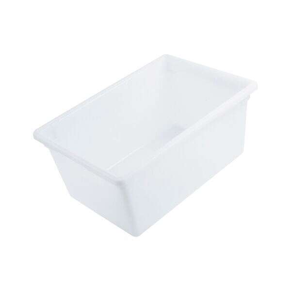 C.A.C. FS4F-12W, 26x18x12-inch Polyethylene Full-Size White Food Storage Box
