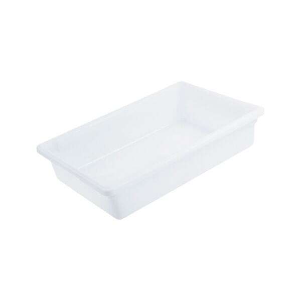 C.A.C. FS4F-6W, 26x18x6-inch Polyethylene Full-Size White Food Storage Box