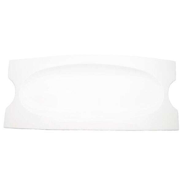 C.A.C. FSB-28, 28-Inch White Porcelain Bridge Platter, 2 PC/CS