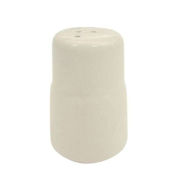 C.A.C. GAD-PS, 1.25-Inch Bone White Porcelain Pepper Shaker, 4 DZ/CS
