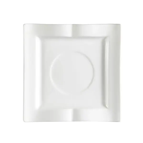 C.A.C. GBK-2, 5.5-Inch Goldbook Porcelain Square Saucer, 3 DZ/CS