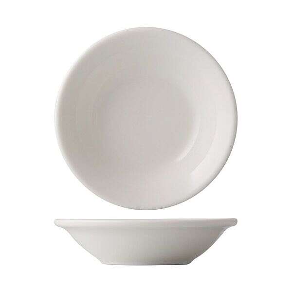 C.A.C. GW-32, 3.5 Oz 4.5-Inch Porcelain Bone White Fruit Dish, 3 DZ/CS