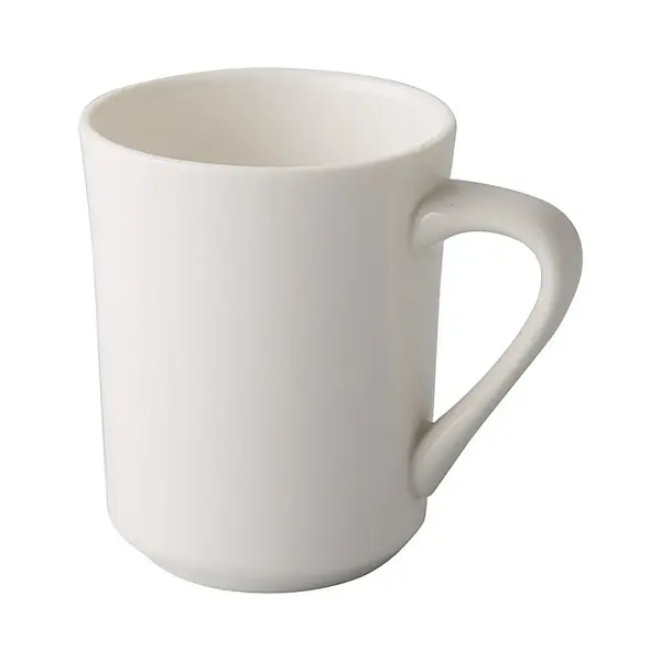 C.A.C. GW-TM8, 8 Oz 2.87-Inch Porcelain Bone White Tierra Mug, 3 DZ/CS