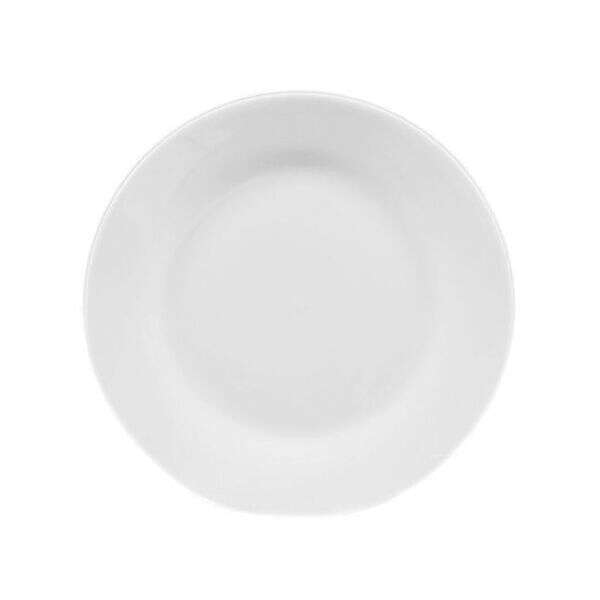 C.A.C. H-7, 7.5-Inch Porcelain Super White Round Plate, 3 DZ/CS