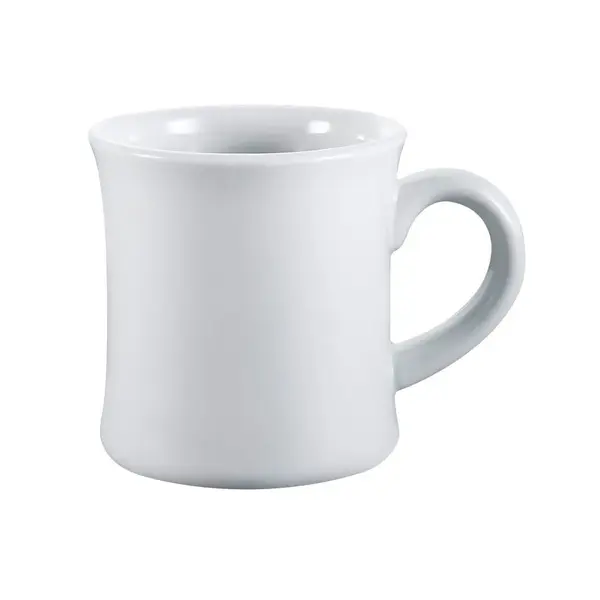 C.A.C. HAR-75-P, 7.5 Oz 3.25-Inch White Porcelain Hartford Mug, 3 DZ/CS