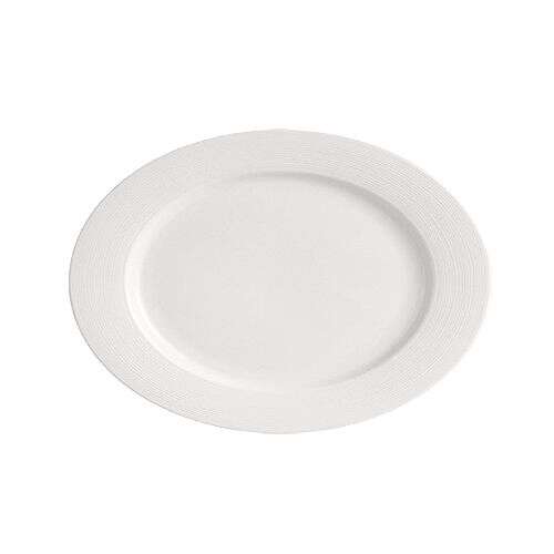 C.A.C. HMY-13, 12-Inch Harmony Porcelain Oval Platter, DZ