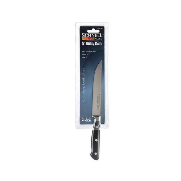 C.A.C. KFUC-G50, 5-inch Schnell Stainless Steel Forged Utility Knife