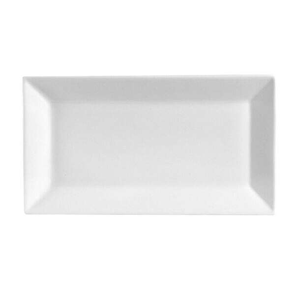 C.A.C. KSE-81, 18-Inch Porcelain Kingsquare Rectangular Platter, 4 PC/CS