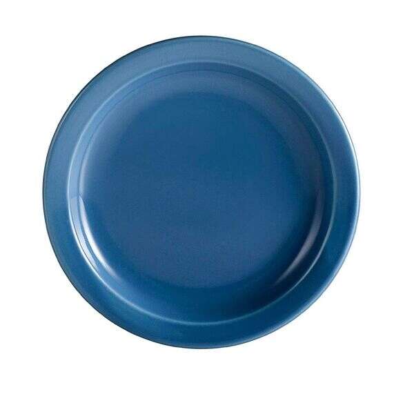 C.A.C. L-7NR-LBU, 7.25-Inch Las Vegas Narrow Rim Light Blue Plate, 3 DZ/CS