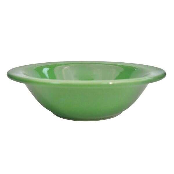 C.A.C. LV-10-G, 13 Oz 6.62-Inch Green Stoneware Grapefruit Dish, 3 DZ/CS