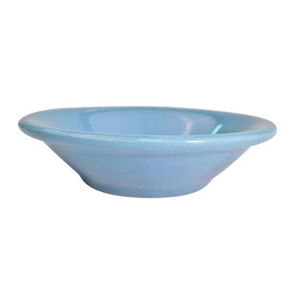C.A.C. LV-11-LBU, 4.75 Oz 4.75-Inch Light Blue Stoneware Fruit Dish, 3 DZ/CS