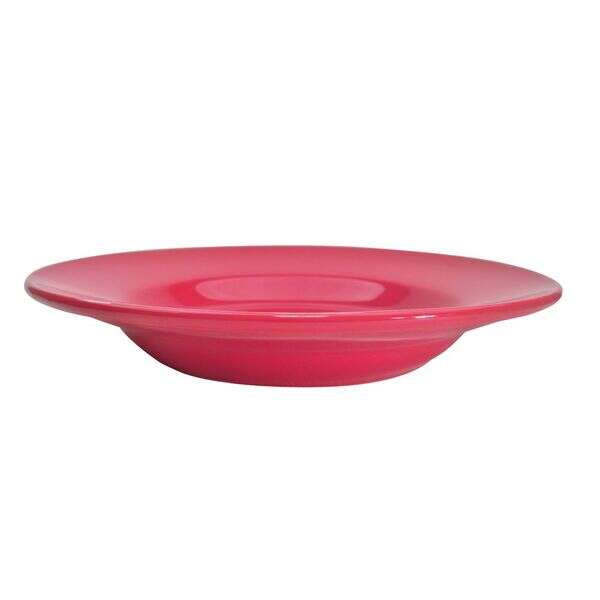 C.A.C. LV-120-R, 26 Oz 12-Inch Red Stoneware Pasta Bowl, DZ