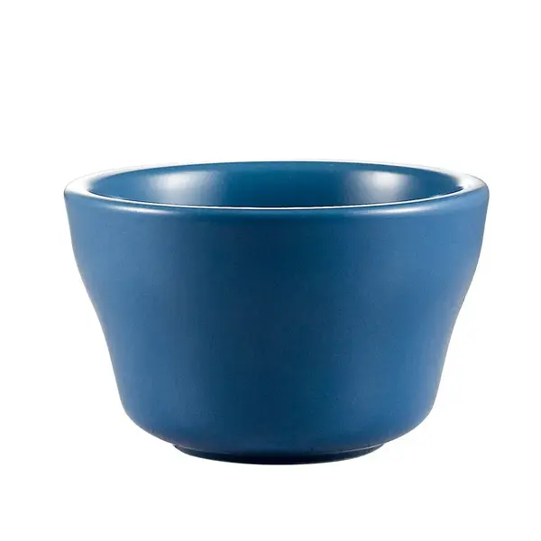 C.A.C. LV-4-LBU, 7.25 Oz 4-Inch Light Blue Stoneware Bouillon Cup, 3 DZ/CS