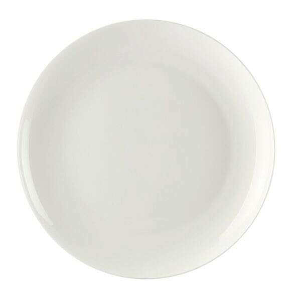 C.A.C. MAJ-16C, 10.5-Inch Bone China Coupe Plate, DZ