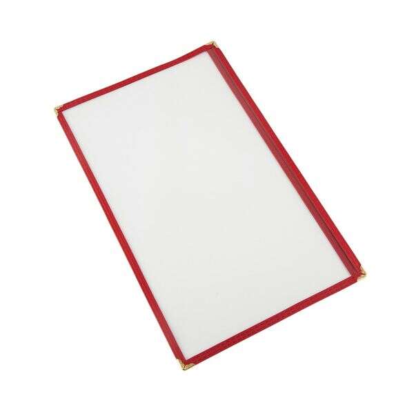 - MCP1-914RD, 8.5x14-inch 1-Pocket Red Menu Cover