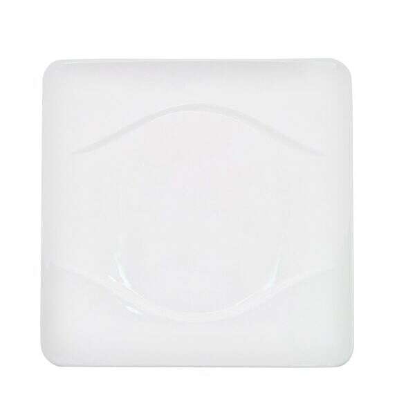 C.A.C. MDN-6, 6.25-Inch Porcelain Square Plate, 3 DZ/CS