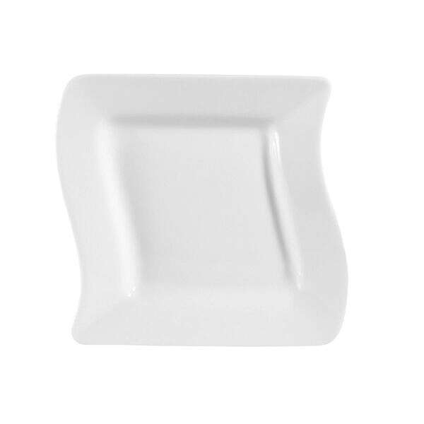 C.A.C. MIA-8, 8.5-Inch Porcelain Square Plate, 2 DZ/CS