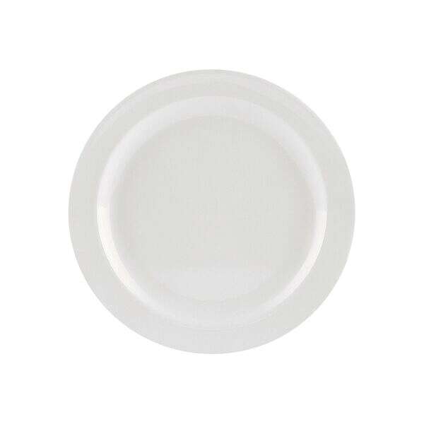 C.A.C. MLNC-6, 6.5-inch White Melamine Round Plate, DZ