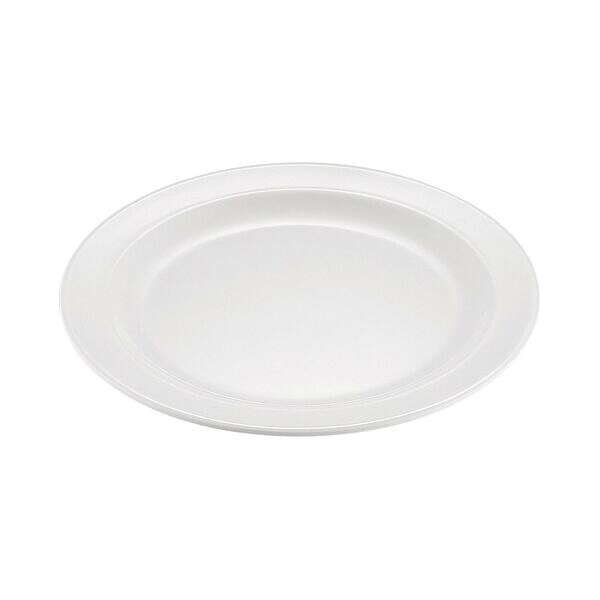 C.A.C. MLNC-7, 7.25-inch White Melamine Round Plate, DZ