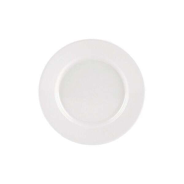 C.A.C. MLRN-6, 6.5-inch White Melamine Round Plate, DZ
