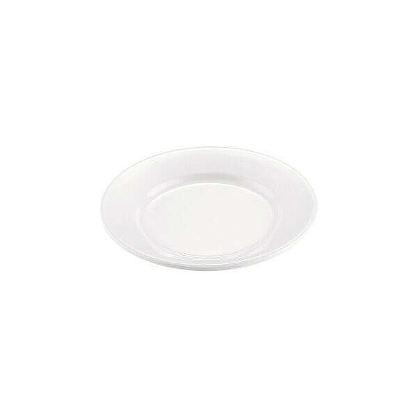 C.A.C. MLRN-7, 7-inch White Melamine Round Plate, DZ