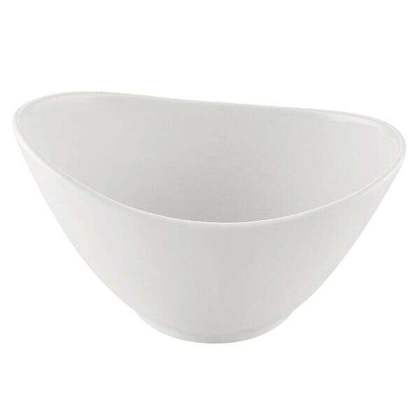 C.A.C. MX-OV10, 48 Oz 9.37-Inch Porcelain Oval Salad Bowl, DZ