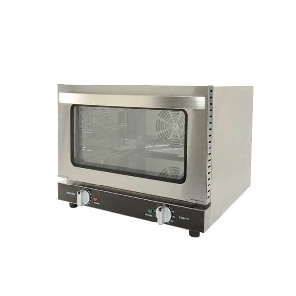 C.A.C. OVCT-Q1, 0.9 Cu. Ft. Quarter Size Countertop Convection Oven, 1440W