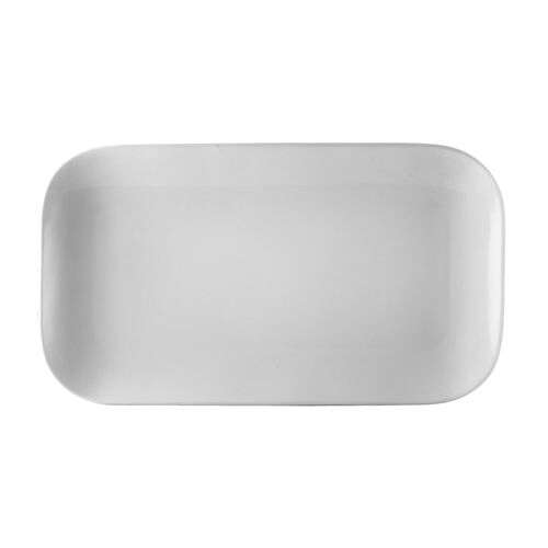 C.A.C. OXF-C34, 8.37-Inch Porcelain Coupe Rectangular Platter, 2 DZ/CS