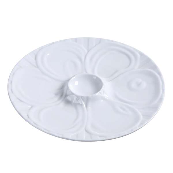 C.A.C. OYS-9, 9-Inch Porcelain Oyster Plate, 2 DZ/CS