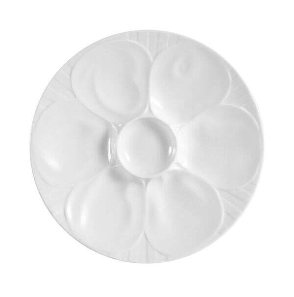 C.A.C. OYS-9, 9-Inch Porcelain Oyster Plate, 2 DZ/CS