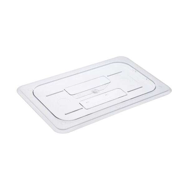 C.A.C. PCSD-QC, 1/4 Size Solid Polycarbonate Food Pan Cover, EA