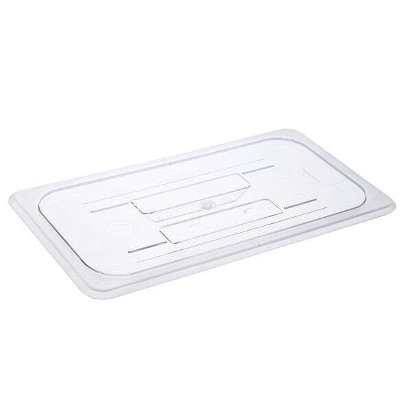 C.A.C. PCSD-TC, 1/3 Size Solid Polycarbonate Food Pan Cover, EA